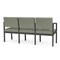 Lesro Lenox 3 Seat Tandem Seating W/ No Center Arms, 64.5 in W 24.5 in L 32 in H LS3101 - alternate 2